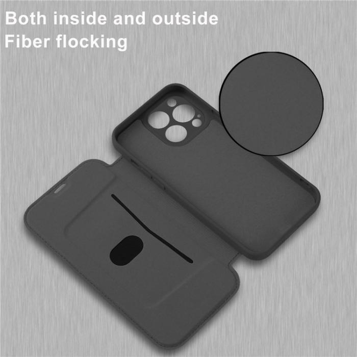 OEM - iPhone 14 Pro Plånboksfodral Liquid Silicone - Svart
