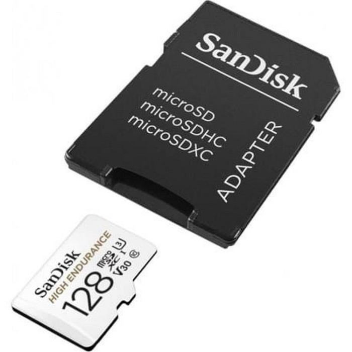 Sandisk - Sandisk Minneskort microSD 128GB 100MB/s med Adapter