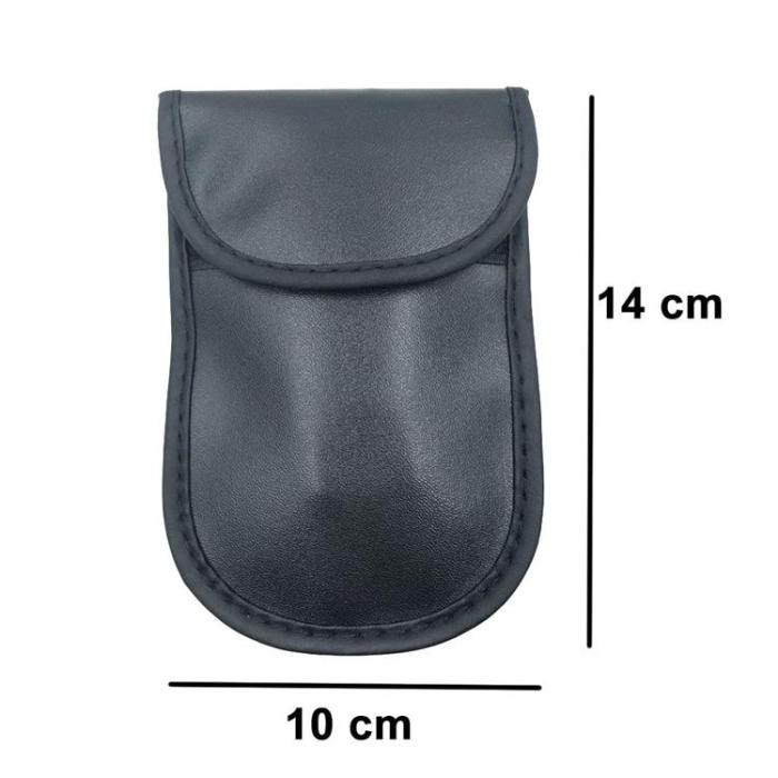 OEM - Fodral för Bilnycklar Faraday-väska 14cm x 10cm - Svart