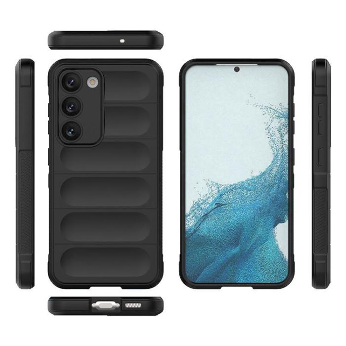 OEM - Galaxy S23 Plus Skal Magic Shield Flexible Armored - Svart
