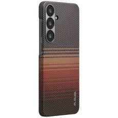 PITAKA - PITAKA Galaxy S25 Mobilskal MagSafe Moonrise Tactile Woven - Sunset