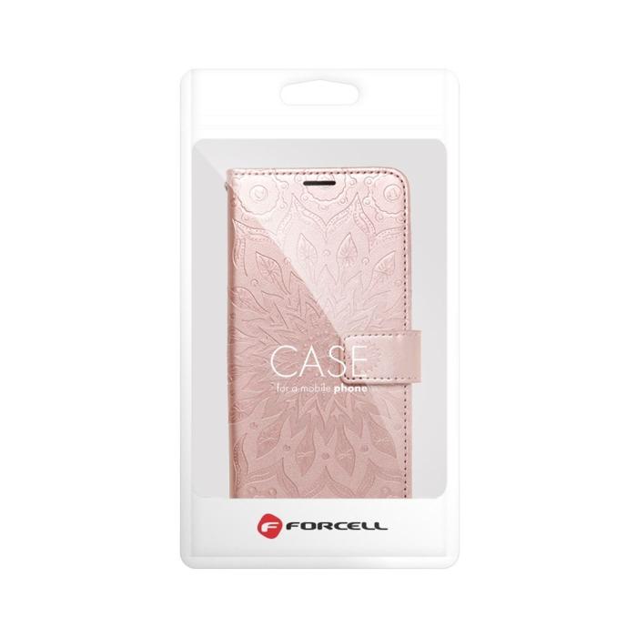 OEM - iPhone 14 Plus Plånboksfodral Mezzo Eco Läder Roséguld