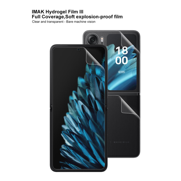 Imak - IMAK Oppo Find N2 Flip 5G Skärmskydd TPU - Clear