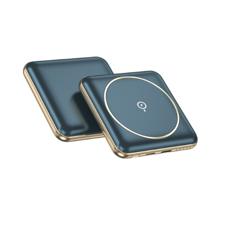 Magsafe Mini Magnetic Trådlös Powerbank 5000 mAh - Blå | 505295 | AlltMobil