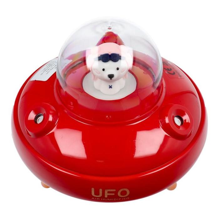 OEM - Aromaterapimaskin Luftfuktare/Diffusor UFO - Röd