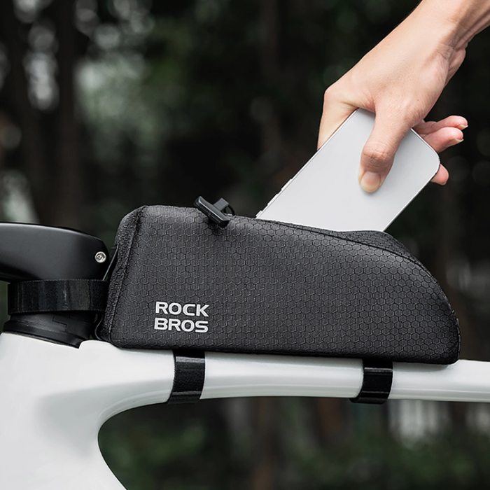 Rockbros - Rockbros Top Tube Rampåse 0.9l - Svart