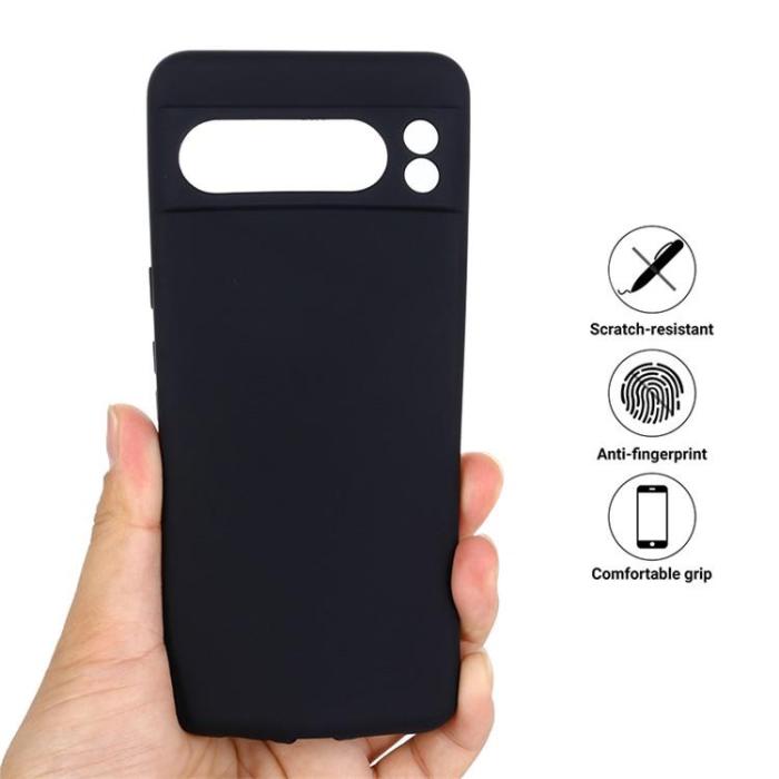 OEM - Google Pixel 8 Pro Mobilskal Liquid Silikon - Svart