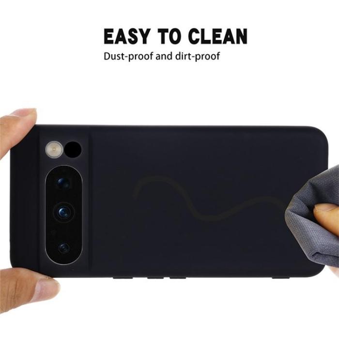 OEM - Google Pixel 8 Pro Mobilskal Liquid Silikon - Svart