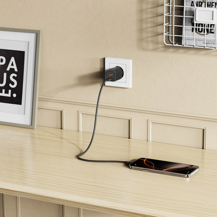 Tech-Protect - Tech-Protect Snabbladdare 33W NCM 2-Port QC3.0 - Svart