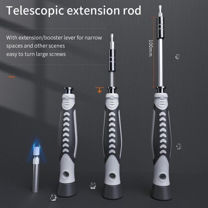 UF-TOOLS - UF-TOOLS - 130 i 1 Precisionsskruvmejsel med utbytbara bits