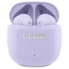 Guess - Guess TWS In-Ear Hörlurar Bluetooth Printed Classic Logo - Lila