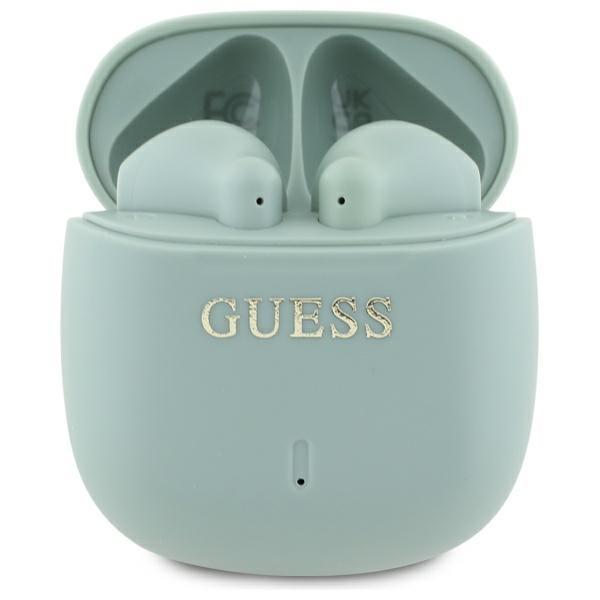 Guess TWS In-Ear Hörlurar Bluetooth Printed Classic Logo - Grön | 505771 | AlltMobil