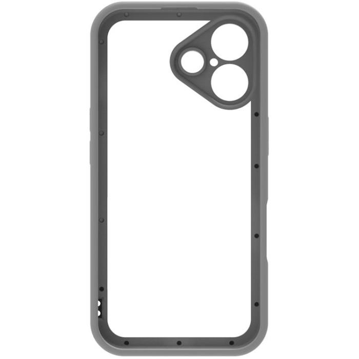 Celly - Celly iPhone 16 Mobilskal Bumper - Vit/Limegrön