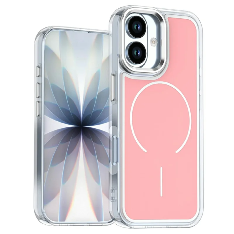 iPhone 17 Mobilskal Magsafe Electroplated - Rosa | 2353 | AlltMobil