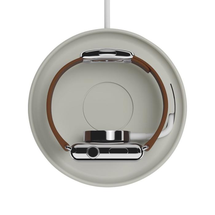 UTGATT5 - Bluelounge Kosta, ljusgrå - Apple Watch laddningsunderlägg