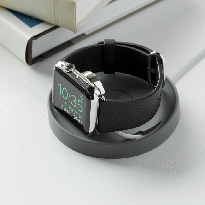 UTGATT5 - Bluelounge Kosta, ljusgrå - Apple Watch laddningsunderlägg