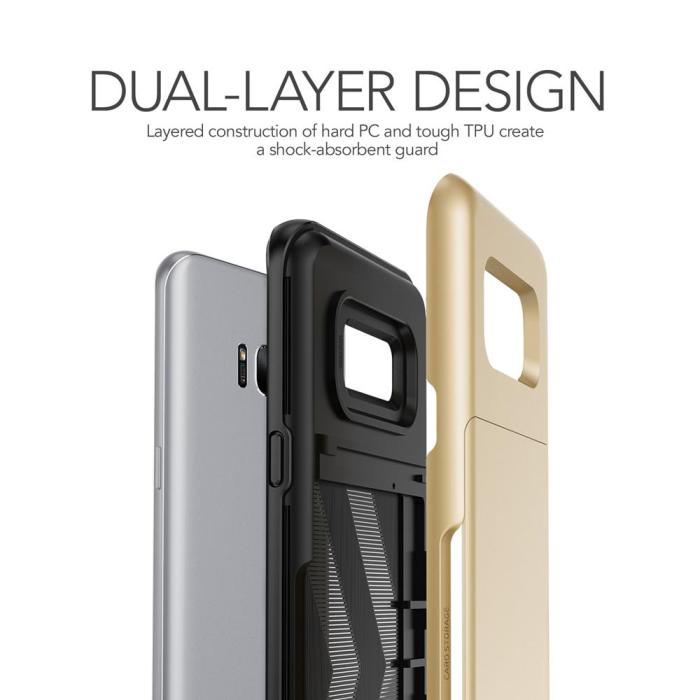 VERUS - Verus Damda Glide Card Slot Skal till Samsung Galaxy S8 - Gold