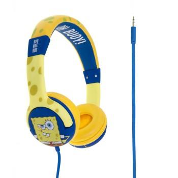 Svampbob Hörlur Junior On-Ear - Gul | 505771 | AlltMobil