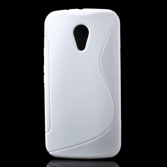 UTGATT5 - Flexicase Skal till Motorola Moto G2 - Vit