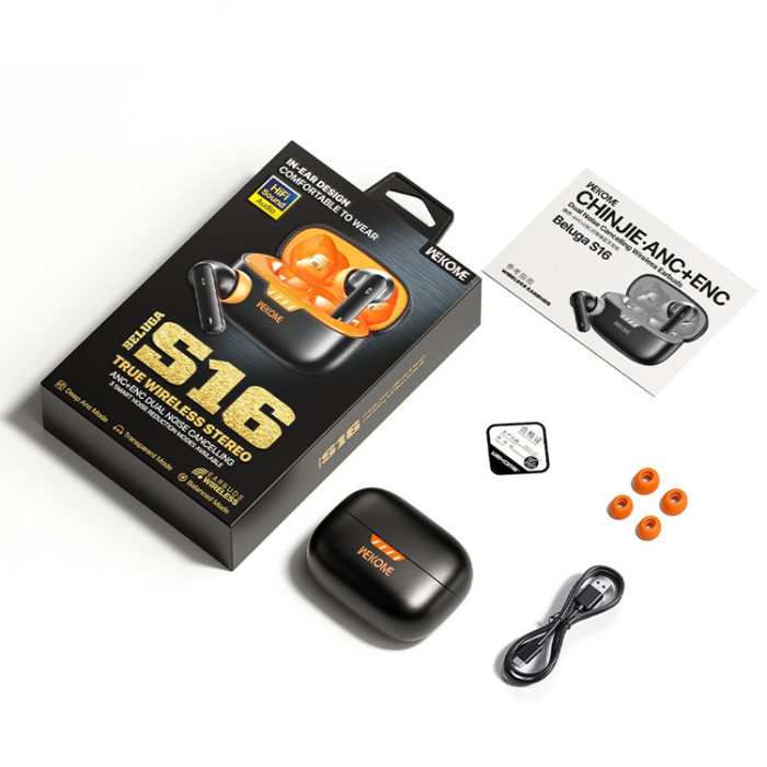 WEKOME - WEKOME TWS Trådlösa Bluetooth Hörlurar In-ear Beluga S16