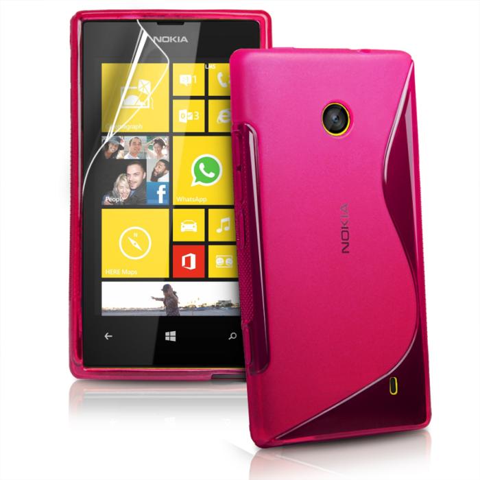 UTGATT4 - FlexiSkal till Nokia Lumia 520 (Rosa)