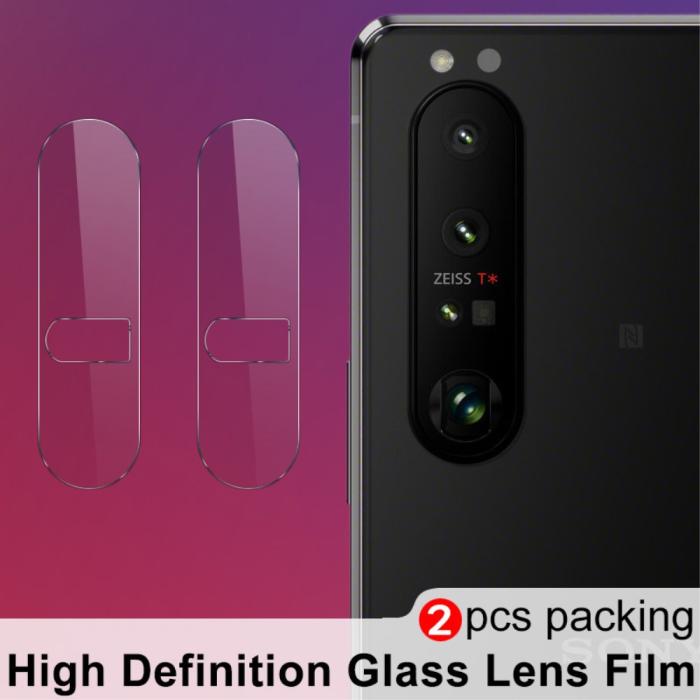 A-One Brand - [2-PACK] Kameralinsskydd i Härdat Glas Sony Xperia 1 III Skärmskydd