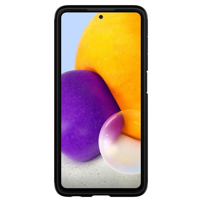 UTGATT5 - Spigen - Tough Armor Mobilskal Galaxy A72 - Metal Slate