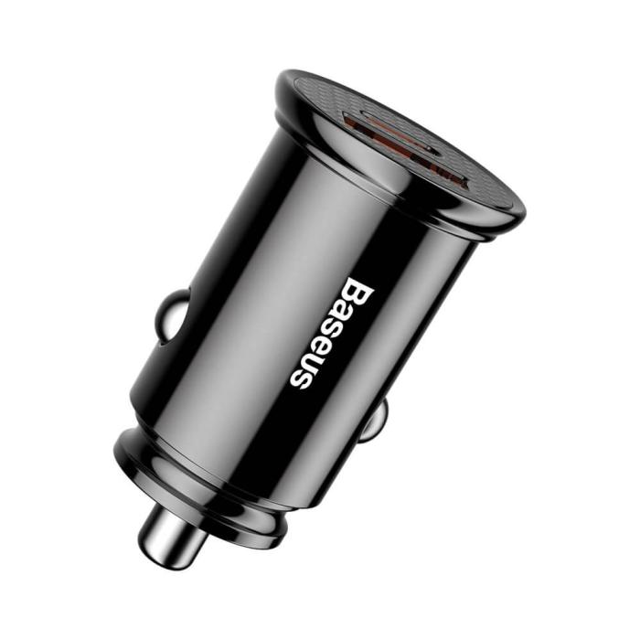 BASEUS - Baseus Universal Smart Billaddare USB 4.0 USB-C PD 3.0 SCP Svart