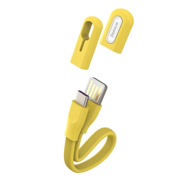 UTGATT5 - Baseus USB double sided Armband USB Type C Kabel 5 A 22 cm gul