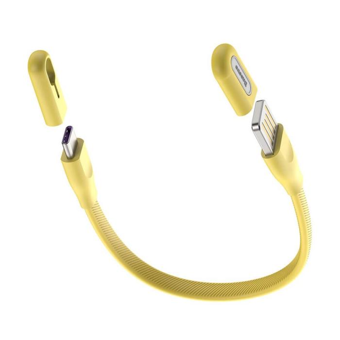 UTGATT5 - Baseus USB double sided Armband USB Type C Kabel 5 A 22 cm gul