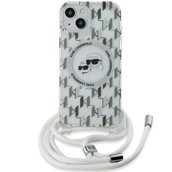 Karl Lagerfeld iPhone 15/14/13 Mobilskal MagSafe IML Crossbody - Transparent | 2353 | AlltMobil