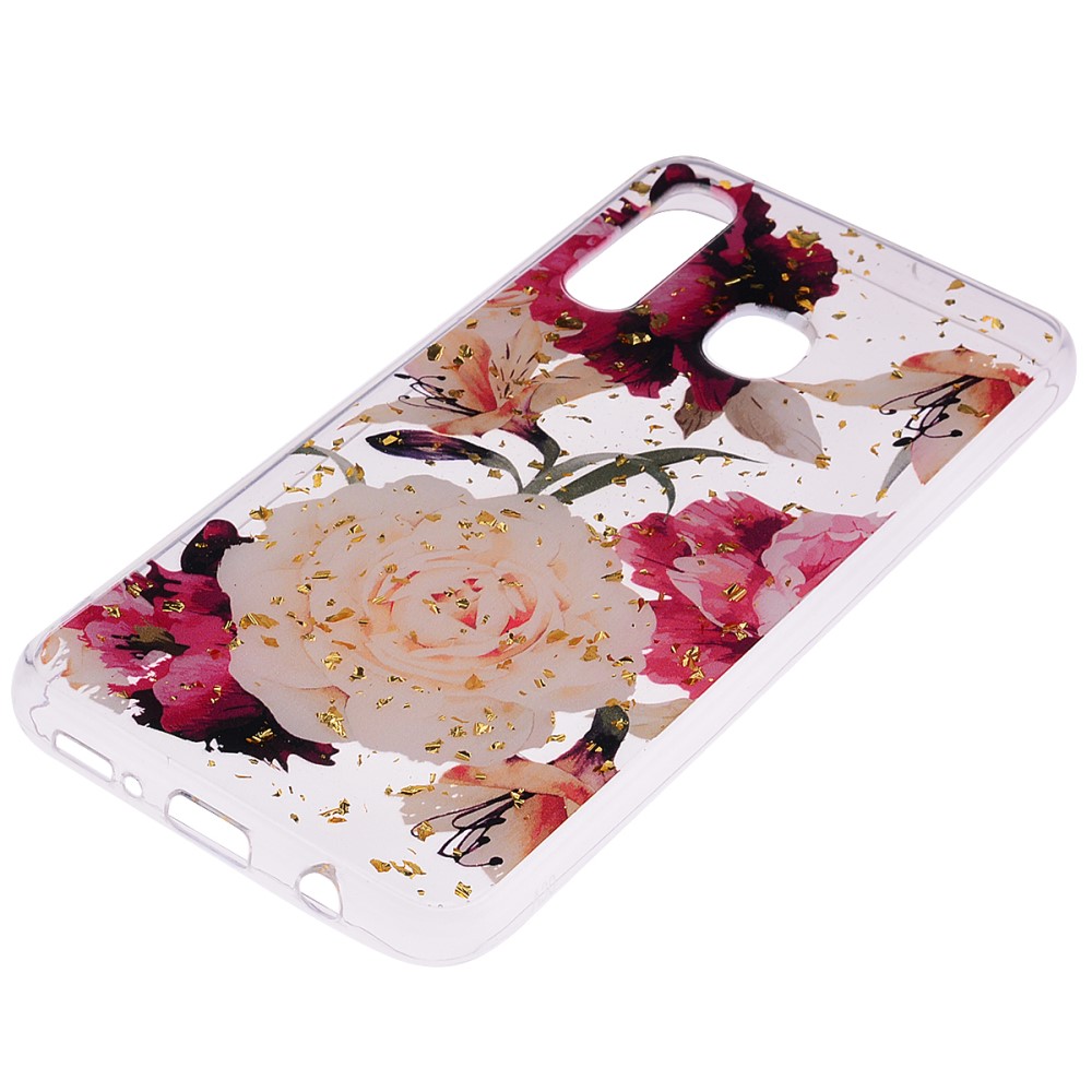 OEM
Glitter Mobilskal till Samsung Galaxy A50 - Pretty Flowers