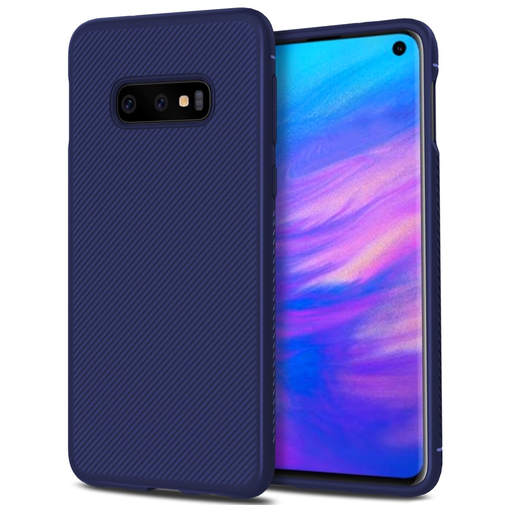 A-One Brand
Twill Texture Flexicase Skal till Samsung Galaxy S10E - Blå