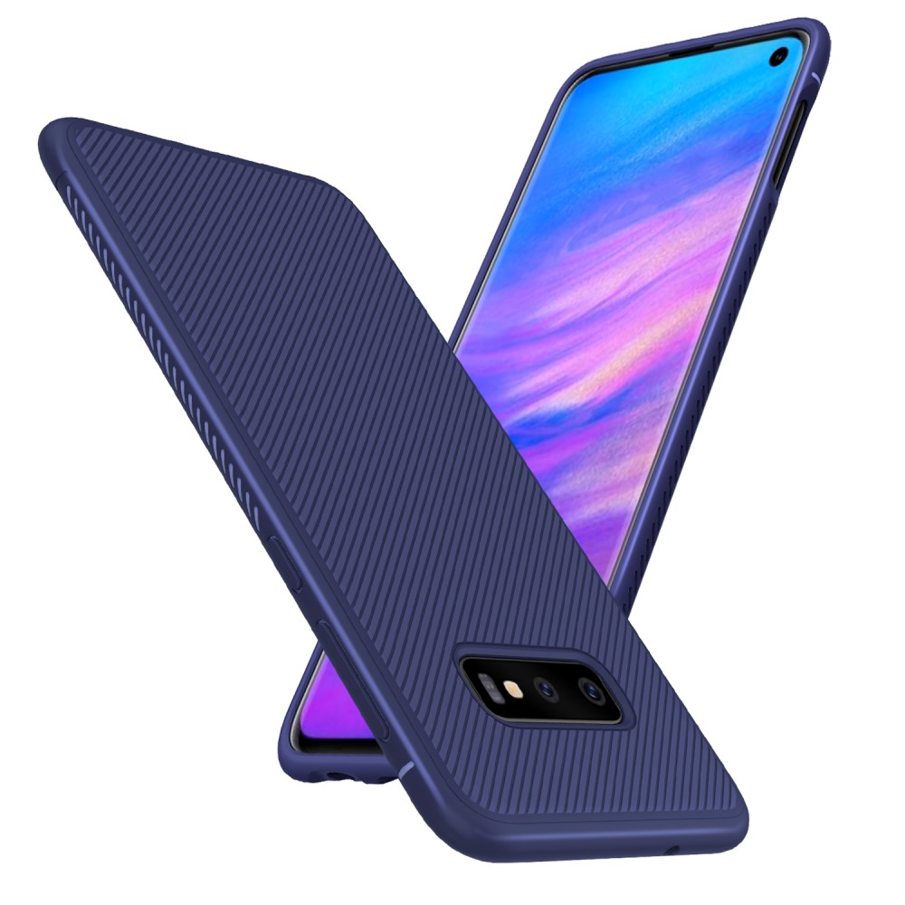 A-One Brand
Twill Texture Flexicase Skal till Samsung Galaxy S10E - Blå