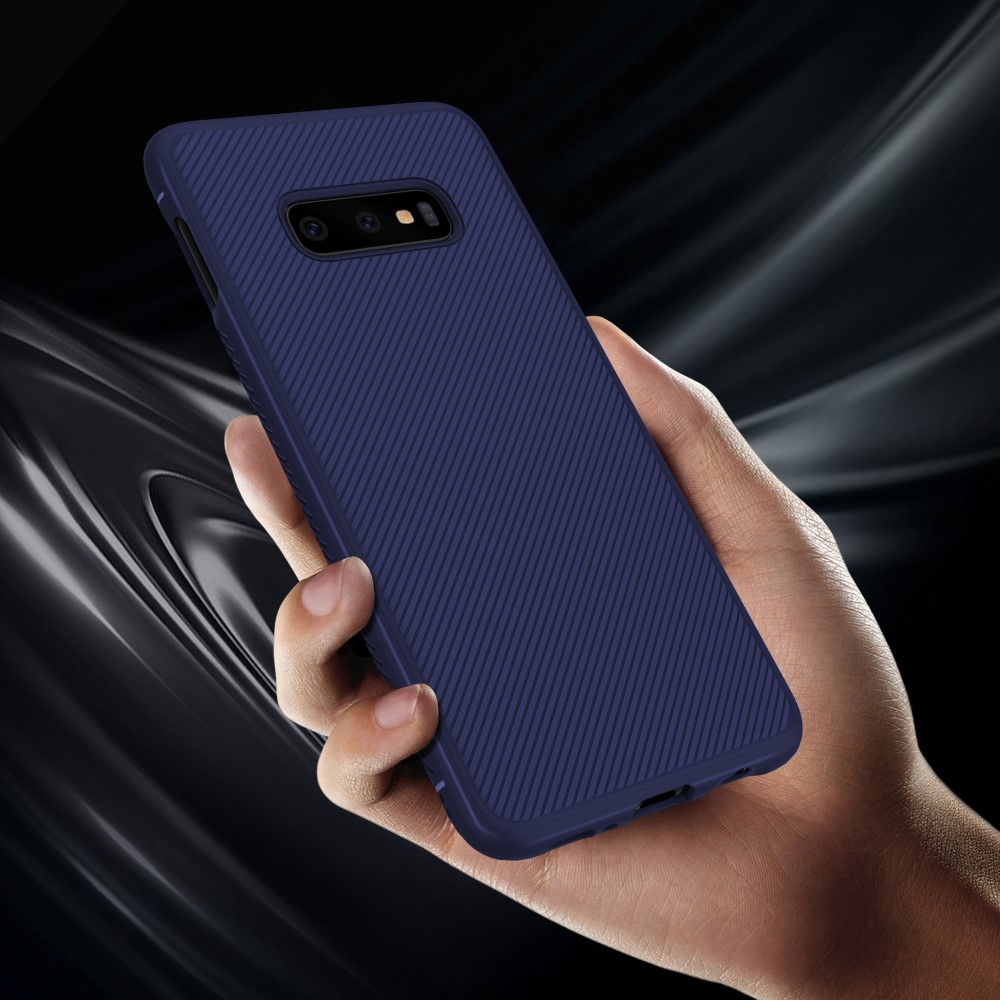 A-One Brand
Twill Texture Flexicase Skal till Samsung Galaxy S10E - Blå