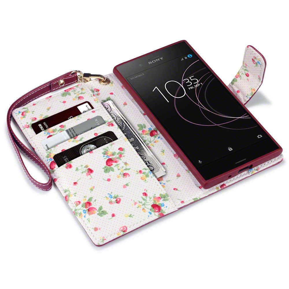 Terrapin
Floral Plånboksfodral till Sony Xperia XZ2 - Röd
