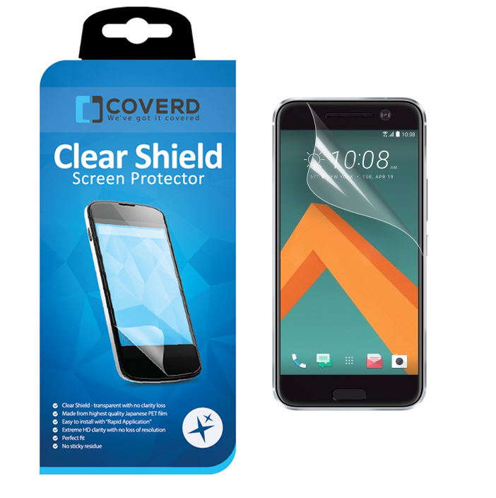 CoveredGear CoveredGear Clear Shield skärmskydd till HTC 10 