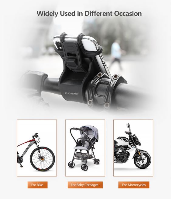 Floveme - Floveme mobilhållare Cykel Golfvagn Barnvagn