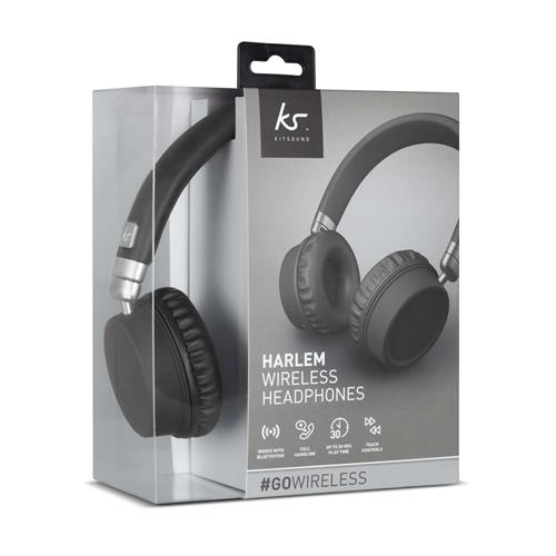 Kitsound
KITSOUND Hörlur Harlem On-Ear Trådlös Mic - Svart