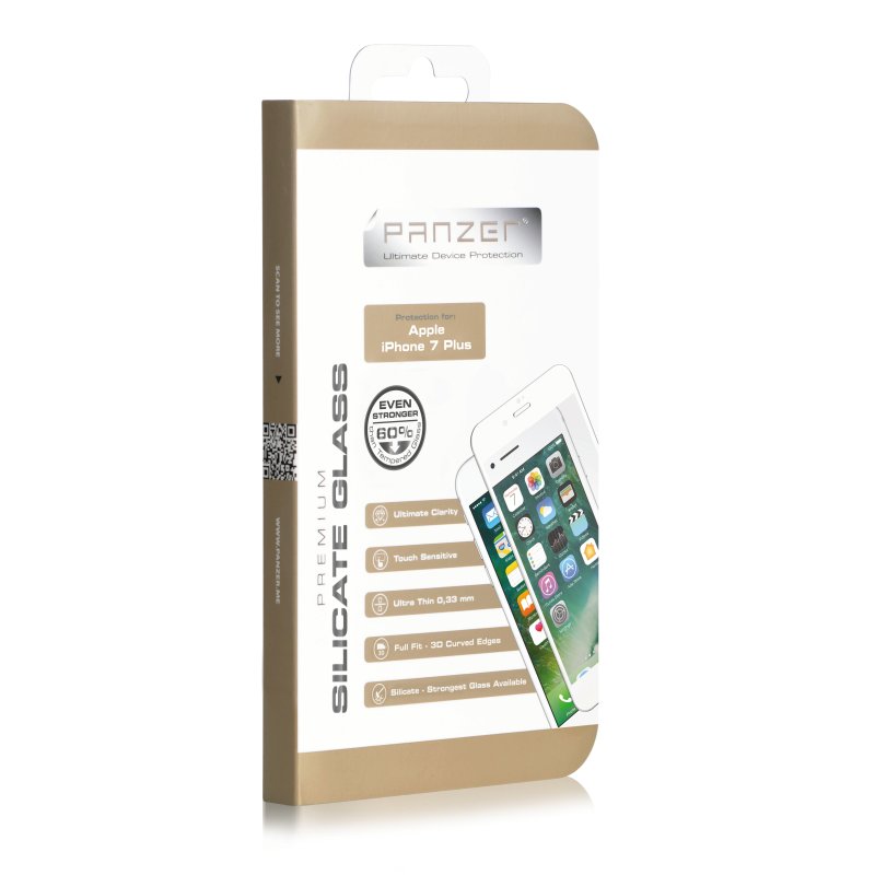 Panzer
Panzer F-F Curved Silicate Glass Screenprotector iPhone 6/7/8/SE 2020 - Vit