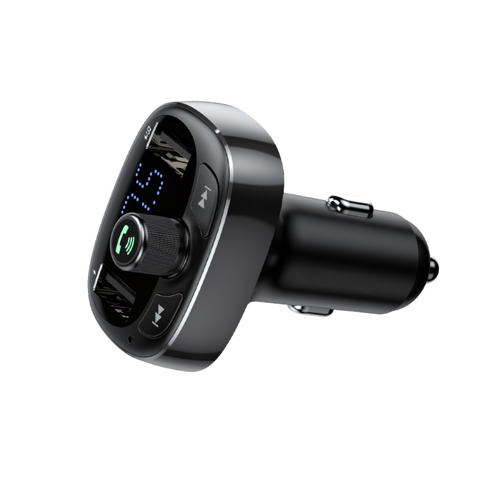 SiGN - T Typed FM-sändare, Bluetooth-handsfree & Billaddare - Svart