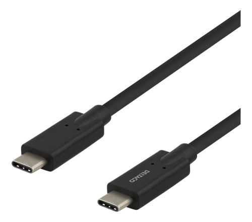 Deltaco - DELTACO USB-C till USB-C kabel, 5 Gbit/s, 2 m