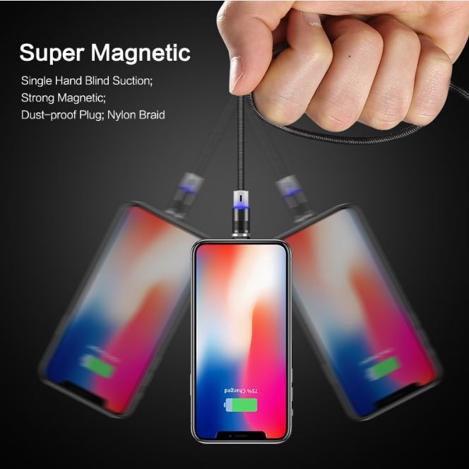 FLOVEME Magnetkabel för Samsung S6 S7 Magnetisk Laddare FLOVEME Magnetkabel för Samsung S6 S7 Magnetisk Laddare