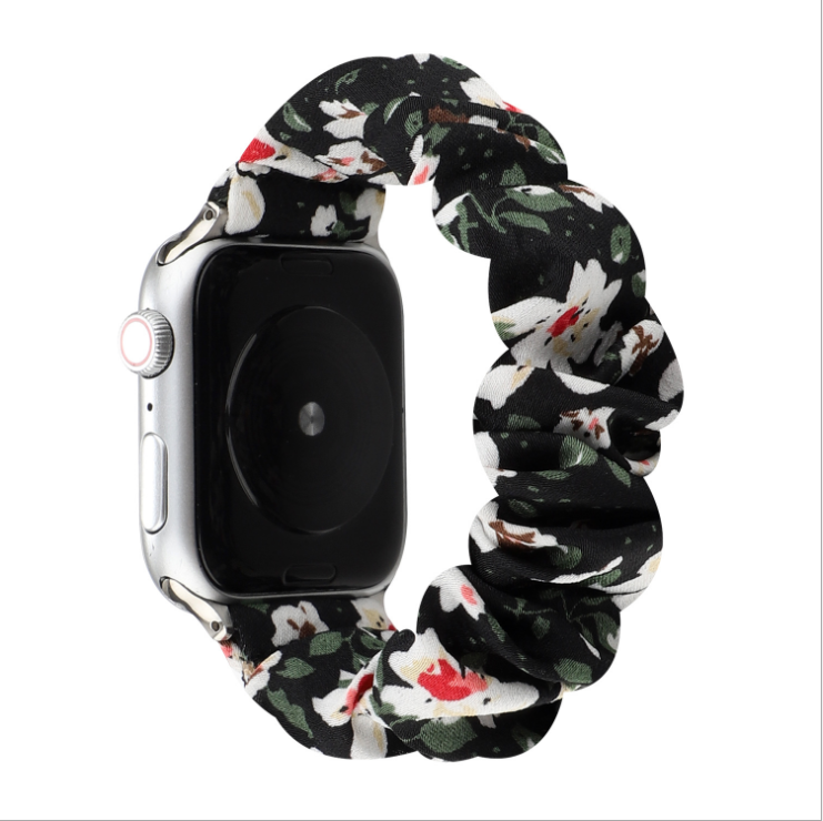 Armband Scrunchie Apple Watch 1 2 3 4 5 6 Se 38 40mm Liljeblomma Themobilestore Armband Scrunchie Apple Watch 1 2 3 4 5 6 Se 38 40mm Liljeblomma Themobilestore