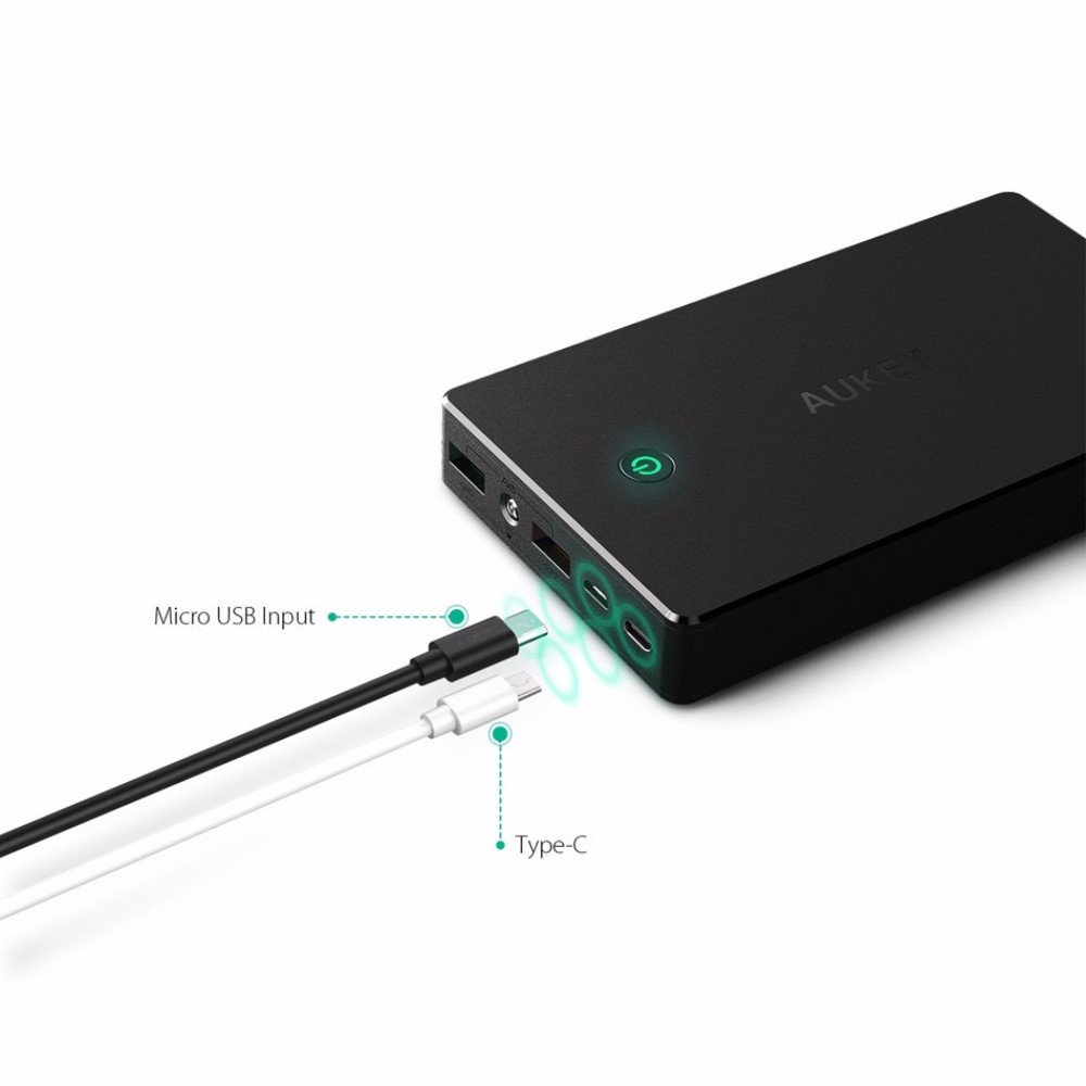 Aukey
Aukey Qualcomm Certified 20000 mAh Quick Charge Powerbank 2.0