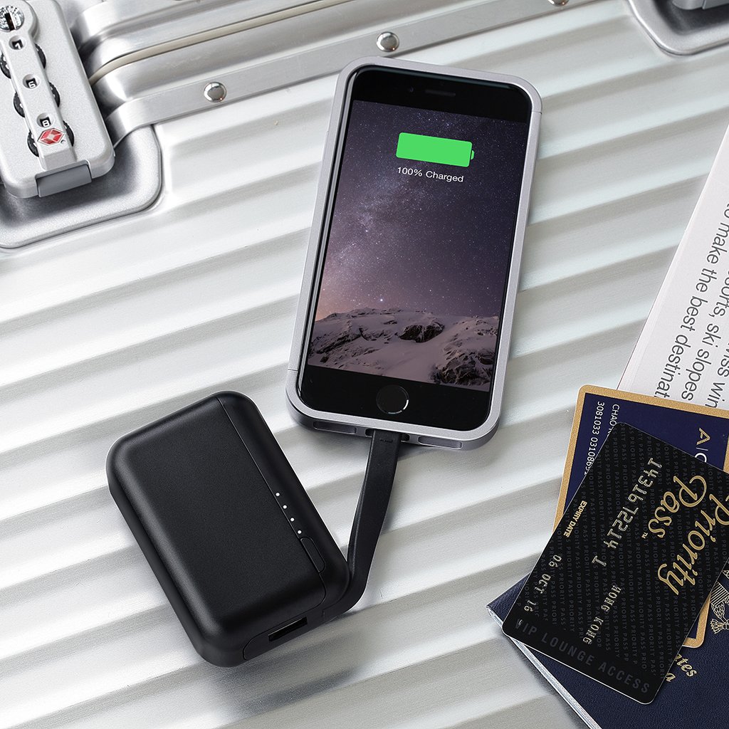 Just Mobile
Just Mobile TopGum Powerbank extrabatteri av aluminium 6000 mAh - Svart
