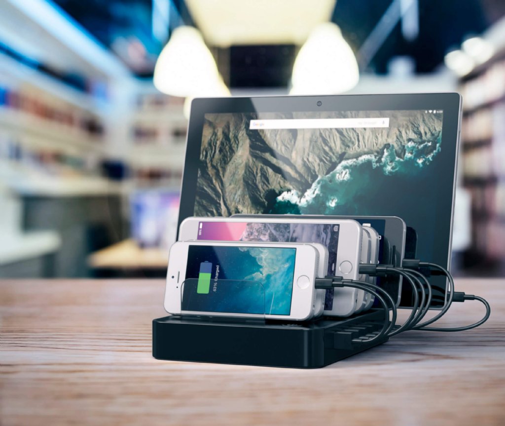 Satechi
Satechi 7-Port USB Charging Station Dock (2st Type-C ports) - Svart