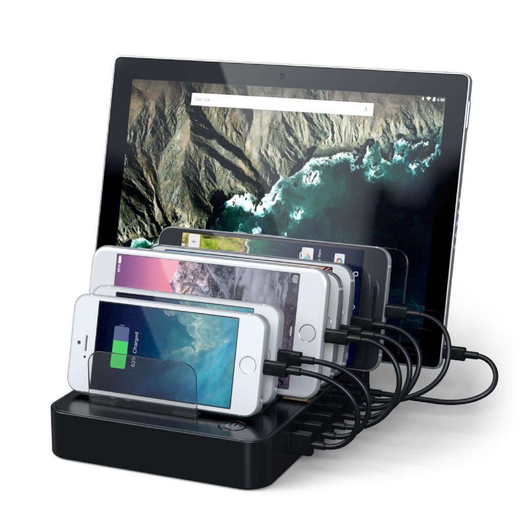 Satechi
Satechi 7-Port USB Charging Station Dock (2st Type-C ports) - Svart