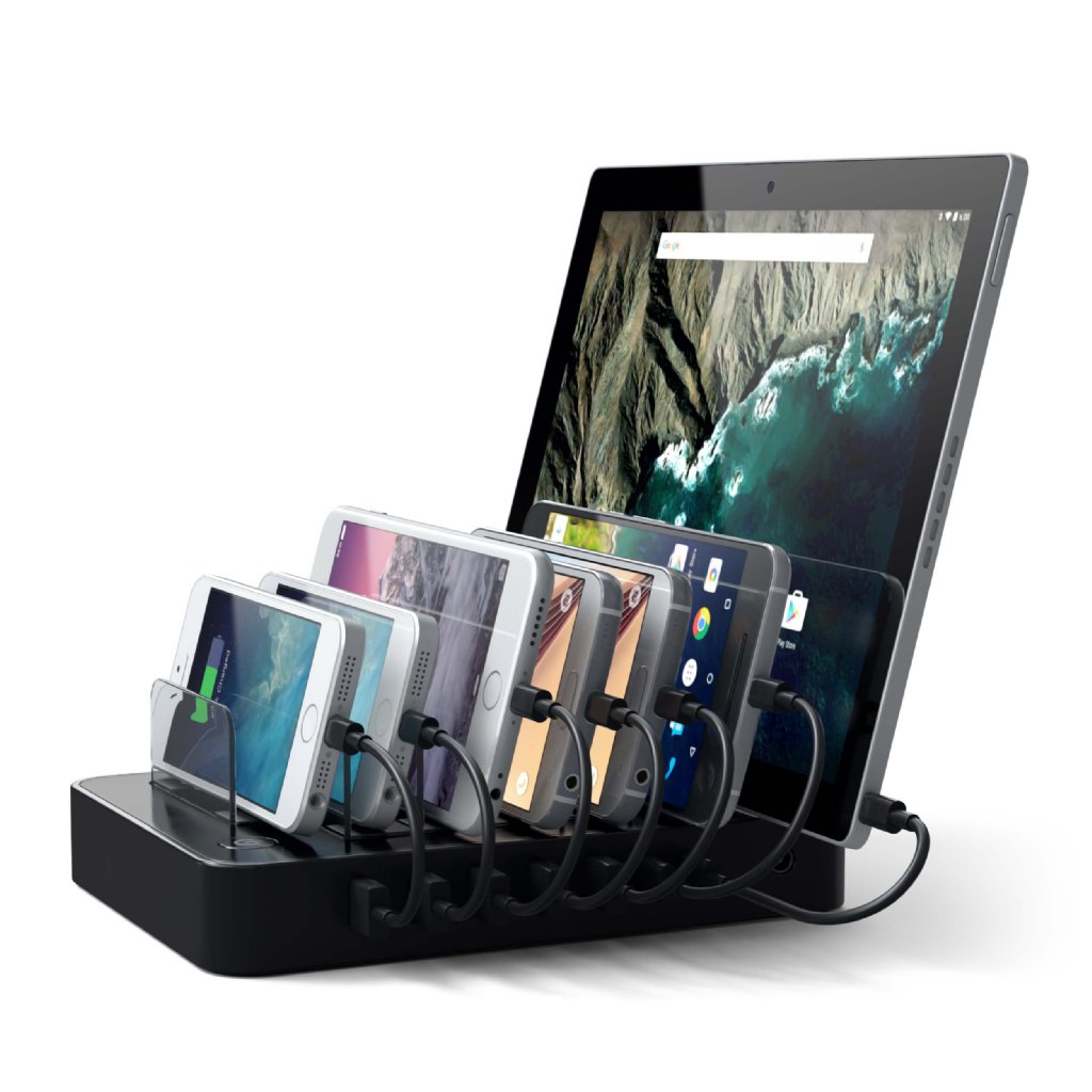 Satechi
Satechi 7-Port USB Charging Station Dock (2st Type-C ports) - Svart
