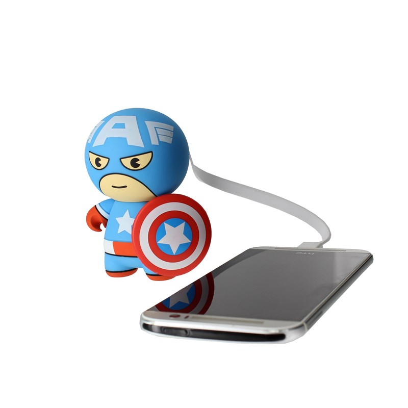 UTGÅTT
MARVEL Kawaii Powerbank Captain America 2600 mAh